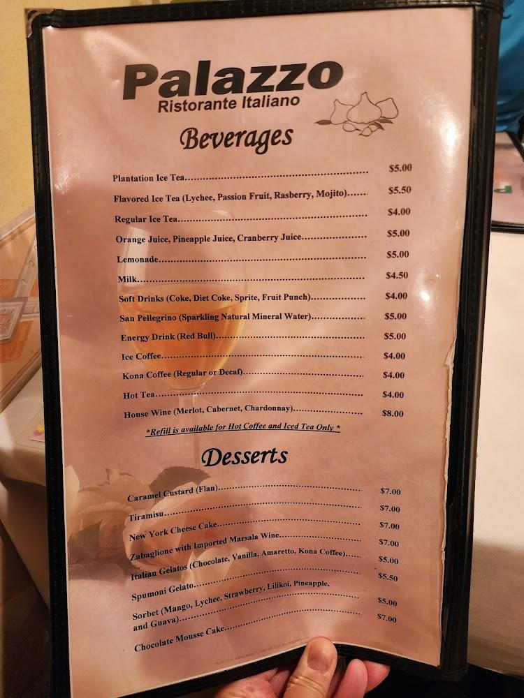 Palazzo Ristorante Italiano Soup Of The Day